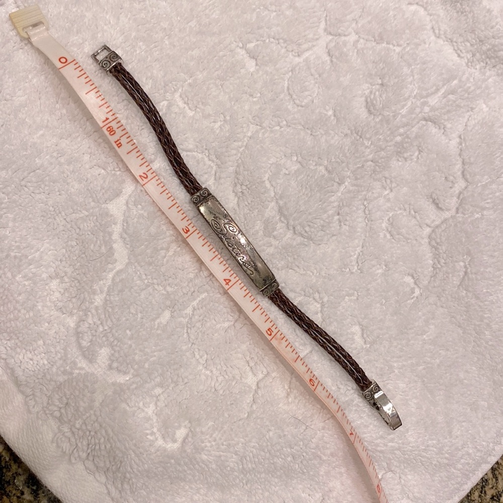 Brighton leather cord bracelet